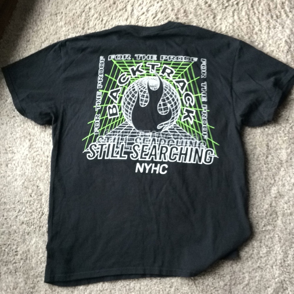 Backtrack band. Large. Hardcore punk.